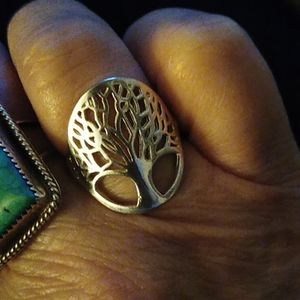 NWOT Sterling Silver Tree of Life Ring